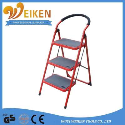 portable big steps ladder steel stair