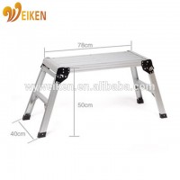 Aluminum safety foldable step stool portable folding step stool