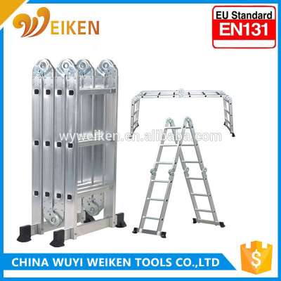 aluminium/aluminum multi purpose ladder with EN131 SGS AS NZS CE