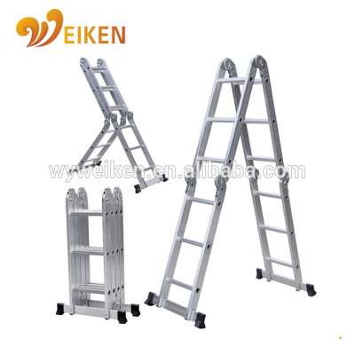 EN131 approved 4x4 ladder 16 foot ladder 12 alu aluminum ladder