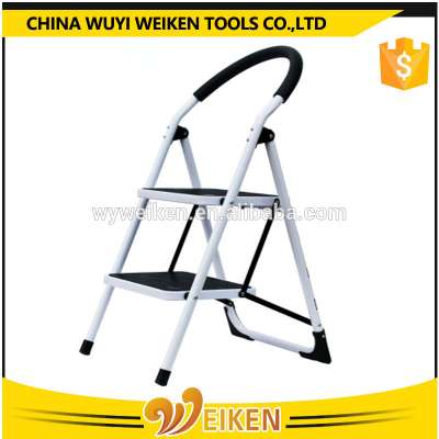 folding step stool/ foldable 2 steel step ladder